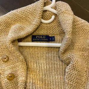 Polo knit sweater